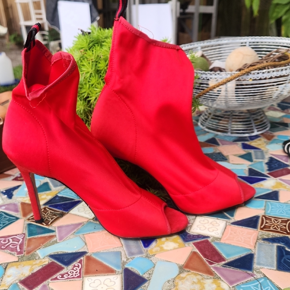 Elegant Red Stiletto Heels